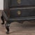 18th Century Large Danish Black-Painted Oak Chest of Drawers For Sale - Image 10 of 15