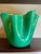 Green Fazzoletto Model Vase by Venini, 1970s For Sale - Image 8 of 12
