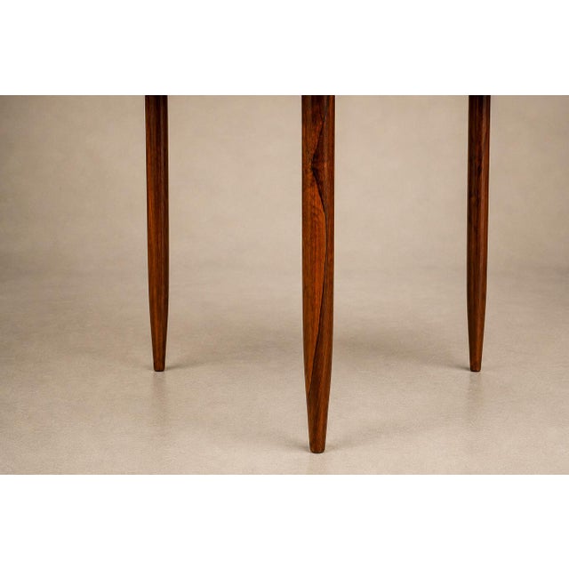 Brown Extendable Rosewood Dining Table by Jorge Jabour, Brazilian Modern, 1950s For Sale - Image 8 of 18