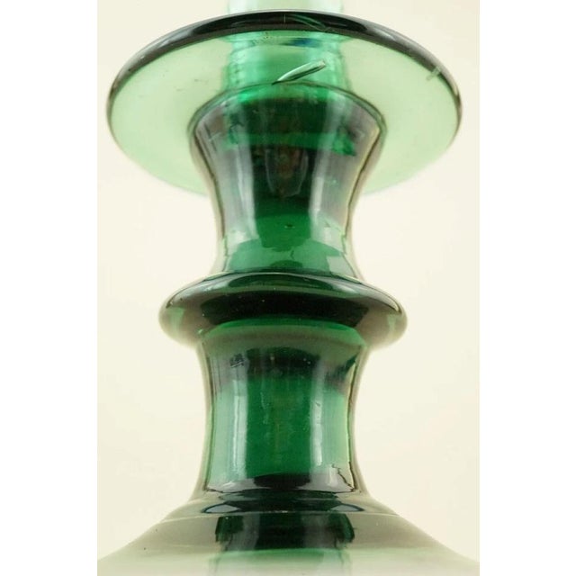 Vintage Glass Candleholder attributed to Enrico Taddei, 1940s For Sale - Image 15 of 18