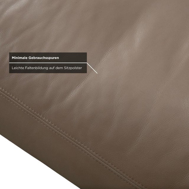 Animal Skin Erpo CL 500 Three-Seater Sofa in Leather For Sale - Image 7 of 12