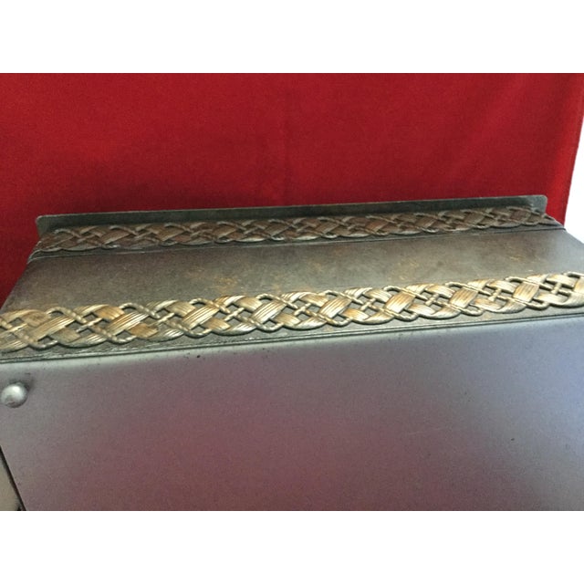 Vintage Decorative Metal Box Chairish