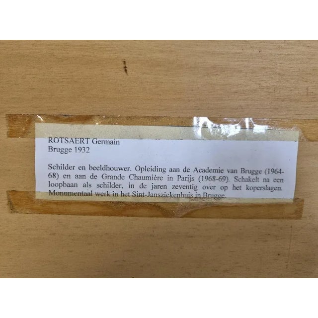 Metal Copper Painting by Germain Rotsaert, 1960s For Sale - Image 7 of 9