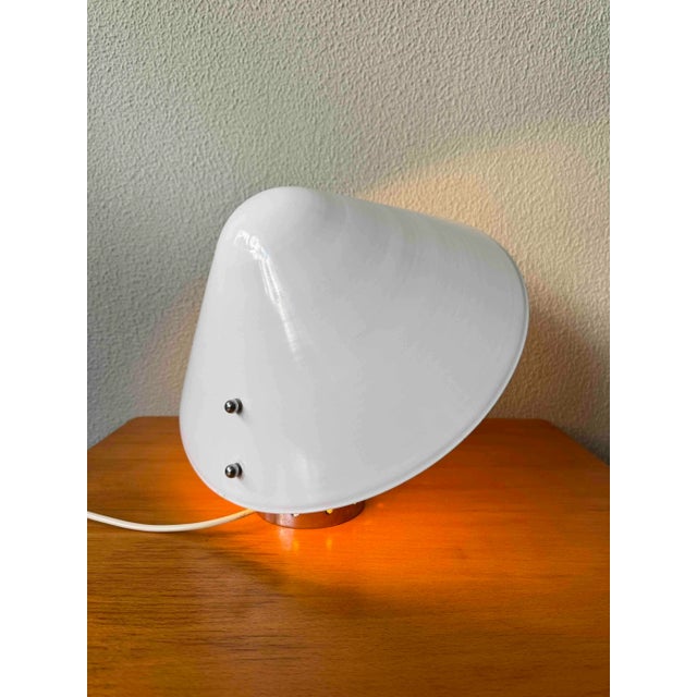 Chioccio White Aluminum & Chrome Table Lamp by Sergio Mazza for Quattrifolio, Italy, 1970s For Sale - Image 14 of 18