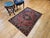 Vintage Sarouk Area Rug, Hand-Knotted Wool, Floral Medallion, 3x5, Red & Turquoise For Sale In Chicago - Image 6 of 14