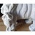 Mid-Century Japanese Blanc De Chine Porcelain Standing Foo Dogs - A Pair For Sale - Image 10 of 13