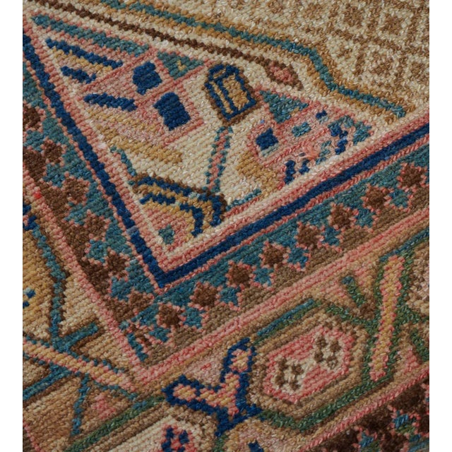 MANSOUR Early 20th Century Antique Circa 1900 Persian Serab Rug For Sale - Image 4 of 8