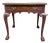 Late 20th Century Henkel Harris Mahogany Marble Top Side Table With Ball & Claw Feet For Sale