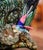 Sculpture Materials Pair of 19th Century French Barbotine Majolica Jardinières With Bird and Foliage For Sale - Image 7 of 16