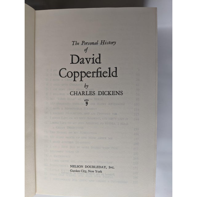 Navy Blue Mid 20th Century Charles Dickens Classics – Set of 4 Navy Blue & Gold Hardcover Booksbooks For Sale - Image 8 of 10