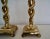 Vintage Hollywood Regency Solid Brass Spiral Candle Holders - a Pair For Sale - Image 9 of 12