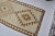Vintage Turkish Rug, Japandi Style Neutral Geometric Runner For Sale - Image 10 of 10