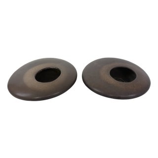 Studio Ceramic 01062 Vases from August Heissner, Germany, 1960s, Set of 2 For Sale