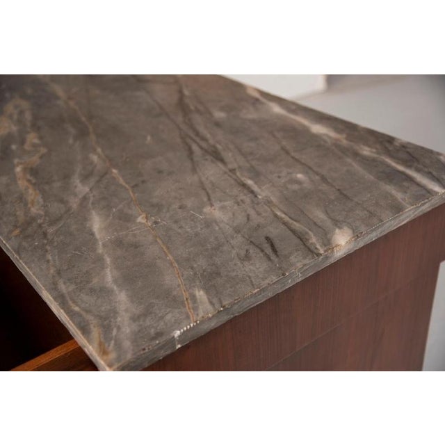 Lombard Empire Chest of Drawers with Marble Top, 1800 For Sale - Image 13 of 18