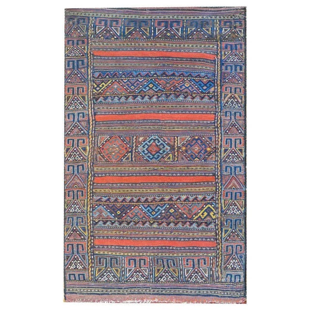 Early 20th Century Afshar Grain Bag For Sale - Image 10 of 10