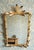 Vintage Hollywood Regency Hans Kogl Style Gold Gilt Metal Palm Frond Crystal Wall Mirror For Sale - Image 9 of 9