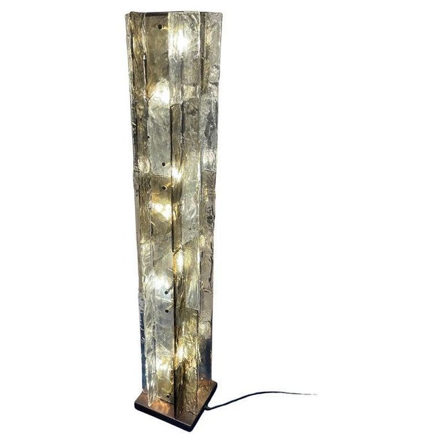 1960s Murano Glass Floor Lamp attributed to Carlo Nason for Mazzega, Italy, 1960s For Sale - Image 5 of 6