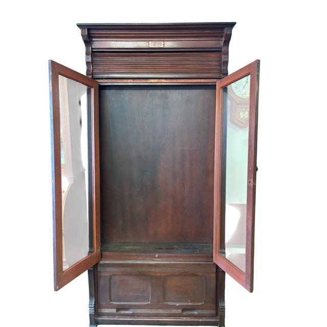 A handsome and increasingly scarce antique office cabinet manufactured by The J.M.W. Jones Stationery & Printing Company...