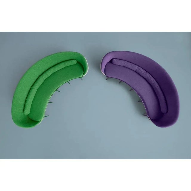 Contemporary Set of Purple and Green Nest Sofas by Pepe Albargues For Sale - Image 3 of 8