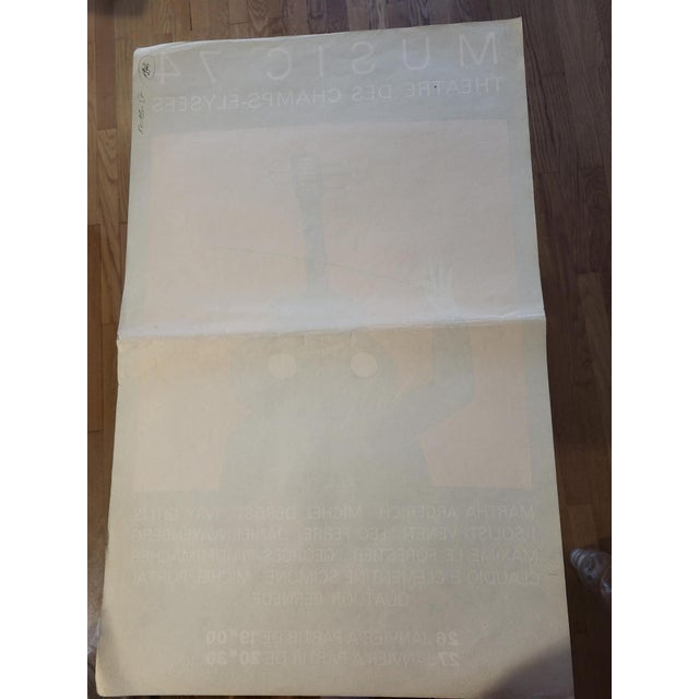 Paper Poster from Jean Michel Folon Music, 1974 For Sale - Image 7 of 13