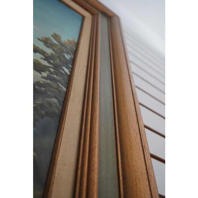 Anso Weiss German Country Side Oil Painting on Canvas For Sale - Image 4 of 11