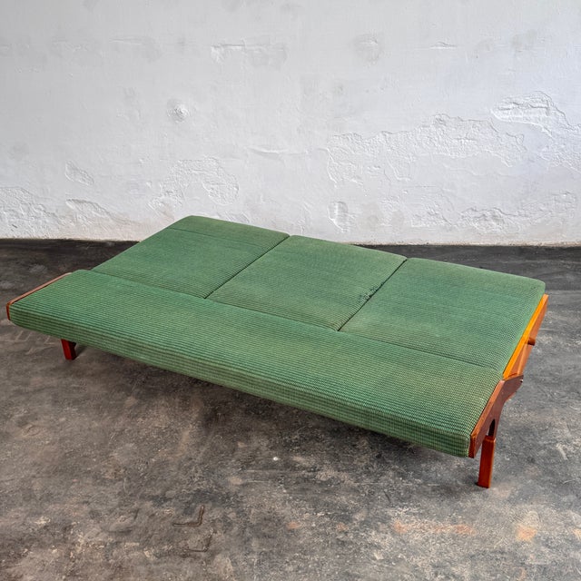 Mid-Century Convertible Sofa from Opp Drevovyroba, 1970s For Sale - Image 11 of 15