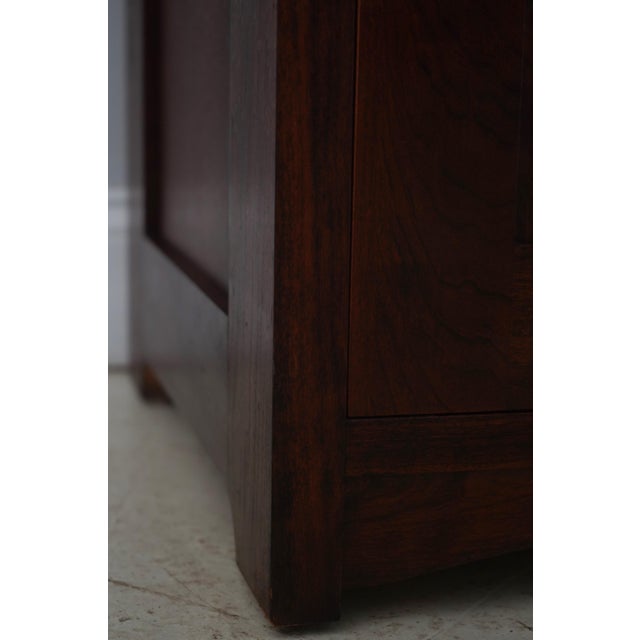 Michaels Mission Style Cherry Mule Dresser For Sale - Image 11 of 18