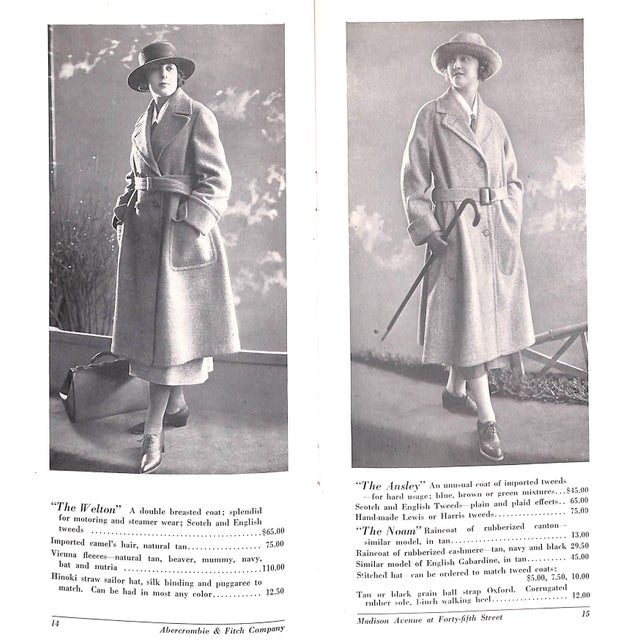 Traditional "Abercrombie & Fitch Women's Sportswear 1921 Catalog For Sale - Image 3 of 12