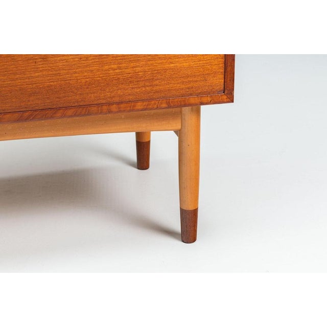 Chest of Drawers in Teak by Børge Mogensen for Soborg Mobelfabrik, Denmark, 1960s For Sale - Image 12 of 13