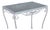 Vintage Wrought Iron And Glass Patio Side Table For Sale