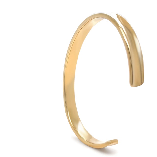 Gold Tiffany & Co. Rare Vintage 18ct Yellow Gold Return to Tiffany 1883 Cuff Bracelet 29.63g For Sale - Image 8 of 12