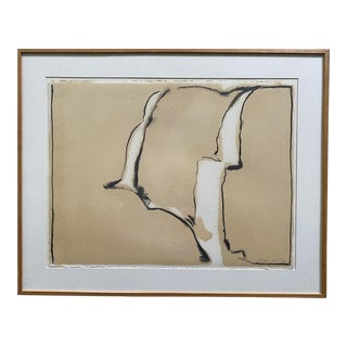 Bryan Hunt 1979 Waterfall Painting For Sale