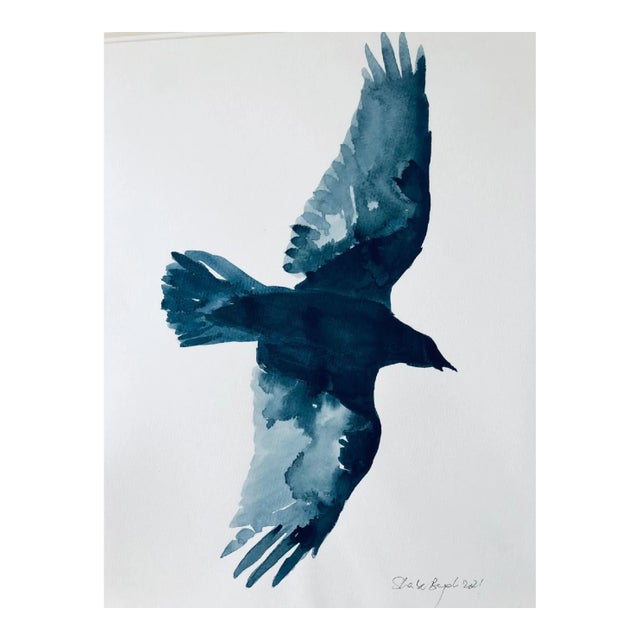 "Flight 8" Framed Contemporary Minimalist Ink on Paper Drawing For Sale