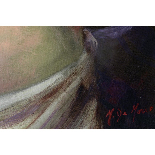 Nicola De Marco, The Dreamer, Oil on Canvas, Framed For Sale - Image 4 of 6
