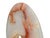 9.75" Natural White Brown Onyx Stone Round Fengshui Home Decor Display For Sale - Image 15 of 16