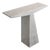 Alcm Console Table in Bianco Carrara Marble by Bufalini Design For Sale