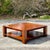 Wood Late 20th Century Vintage Boho Nancy Corzine Lacquered Coffee Table For Sale - Image 7 of 10