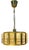 Brass and Glass Pendant Lamp by Carl Fagerlund for Orrefors For Sale