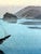 Black Framed Japanese Woodblock Print Yoshida Hiroshi Three Little Islands For Sale - Image 8 of 14