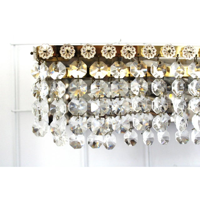 Lead Crystal Wall Light from Maderna, 1960s, in Flawless conditions. Designed 1960 to 1969 This piece is attributed to the...