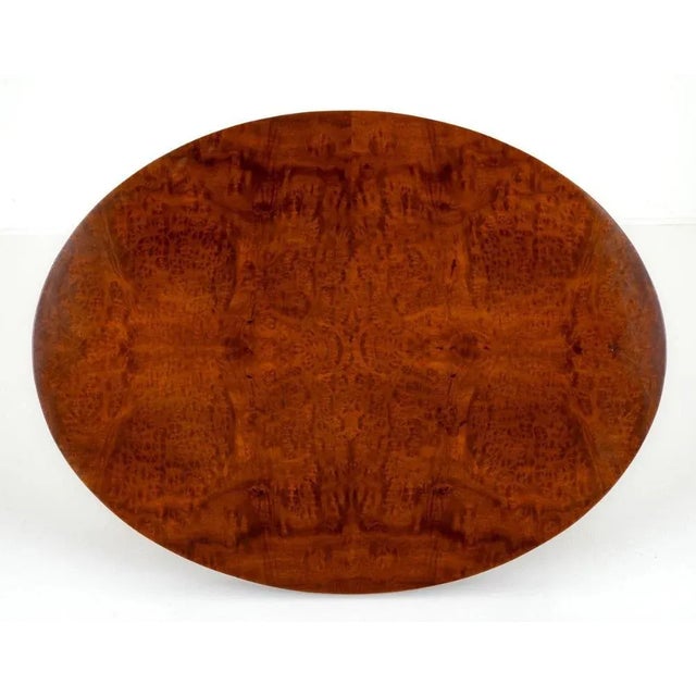 Matching Pair of Walnut Coffee Tables in the Regency manner Circa 1920 These Coffee Tables Stand Upon Carved, Turned and...