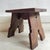 1920s Rustic Oak Stool, 1920s For Sale - Image 5 of 17