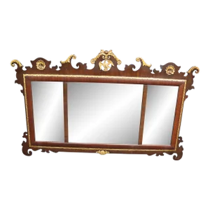 Federal Style Gilded Eagle Mantle Mirror