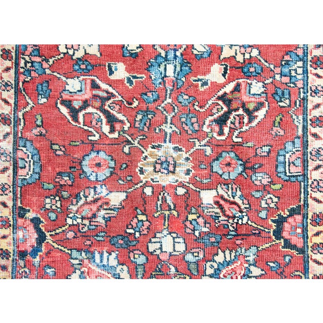 Early 20th Century Persian Heriz Rug For Sale - Image 10 of 15