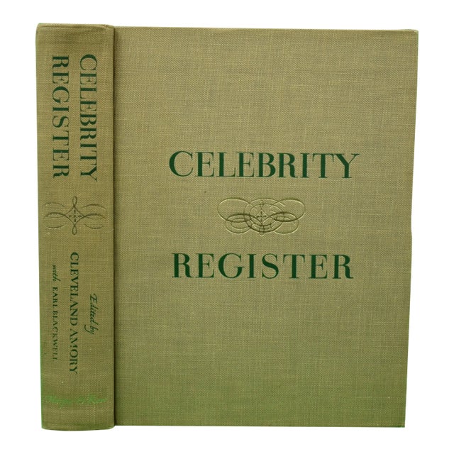 "Celebrity Register: An Irreverent Compendium of American Quotable Notables" 1963 Amory, Cleveland [Editor] For Sale