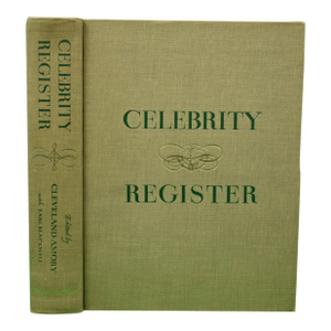 "Celebrity Register: An Irreverent Compendium of American Quotable Notables" 1963 Amory, Cleveland [Editor]
