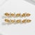 Modern Geometric Citrine Drop Earrings, Silver, Gold, Pair For Sale - Image 6 of 8