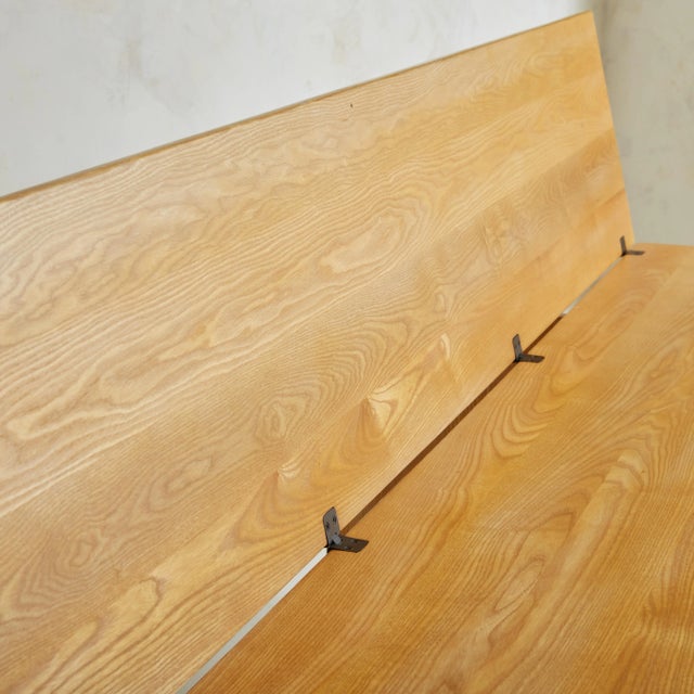 Wood La Barca' Foldable Ash Wood Console + Dining Table by Piero De Martini for Cassina, 1975 For Sale - Image 7 of 12