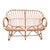 Vintage Italian Rattan Loveseat or Settee in the Style of Franco Albini For Sale - Image 6 of 6