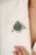 Vintage Style Emerald & Diamond Manta Ray Brooch Pendant in Solid Sterling Silver For Sale - Image 6 of 13